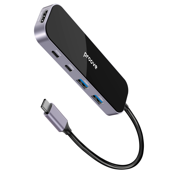 Type-C-Хаб Proove Shadow (2*USB3.0+Type-C+PD100W+HDMI) - Photo 2